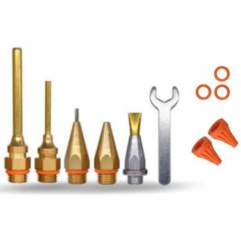 11Pcs Copper Hot Glue Nozzle Set