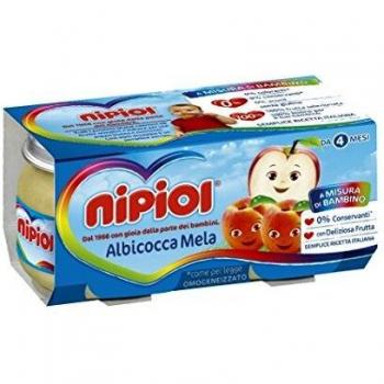Nipiol - Omogeneizzato Albicocca Mela 2x80g Nipiol