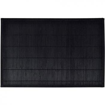 VidaXL Black Bamboo Table Mats - 6 Piece Set 30x45 cm
