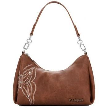 Bolso de mano efecto piel mariposa Desigual
