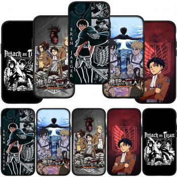 Cover Anime Attack On Titan Eren Jaeger per Smartphone Samsung Galaxy S24 S23 iPhone 15 14 Xiaomi Redmi Note 13 12 11 10 Pro Max X XR OPPO Huawei A22 5G