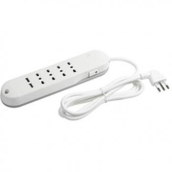 Rallonge Électrique 4 Prises 1,5 M 16 A Blanc