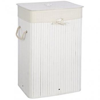 Premier Housewares Kankyo Laundry Hamper Bamboo - White