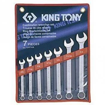 Set de clés mixtes en pouces - King Tony 7 pièces