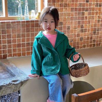 Toddler Corduroy Spring Autumn Jacket 1-7Y