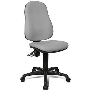 Sedia Ufficio Topstar POINT 60 Grigio Tessuto Senza Braccioli Struttura Nero-Grigio