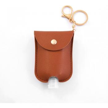 30ml Refillable Leak Proof Bottle with Leather Keychain