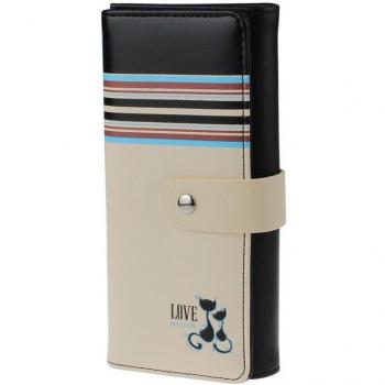 LHWY Fox Amor Embrague Bolsa Bolso Cartera Monedero de Cambio Dinero Clip Yuca Rojo
