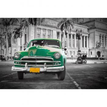 Vintage Car Havanna Wandposter – Papermoon Premium