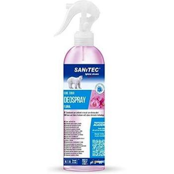 Deo Spray Sanitec per Ambiente e Tessuti con tecnologia elimina odori 300ml Floral - 3050