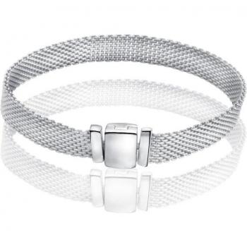 Flat Sterling Silver Bracelet for Women