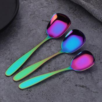 Set de cucharas planas para ensaladas y postres