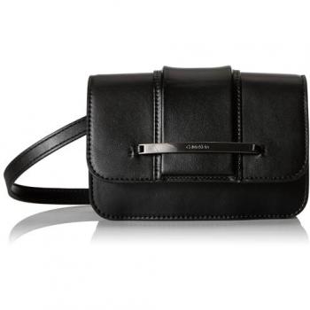 CALVIN KLEIN - Bar Hardware Crossbody Borsa Tracolla Corssbody Sintetico Borse Donna Nero Eu One Size, K60k611078 Bax