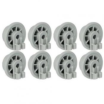 Constructa-Compatible Dishwasher Basket Rollers - 8 Pack, 35 mm