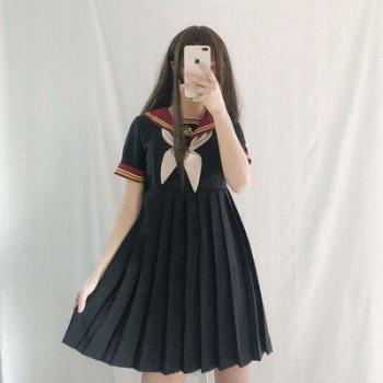 Sailor Style School Uniform for Girls