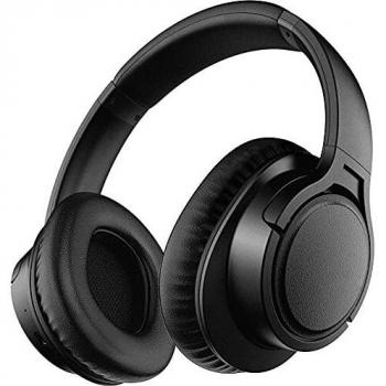 H7 Kabellose Kopfhörer Over Ear mit cVc6.0 Noise‑Cancelling Mikrofon – 25 h Akkulaufzeit, Schnellladen, Protein‑Ohrpolster, Black