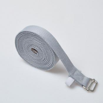 Bande Corde de Yoga en Métal avec Boucle Antidérapante - Gris