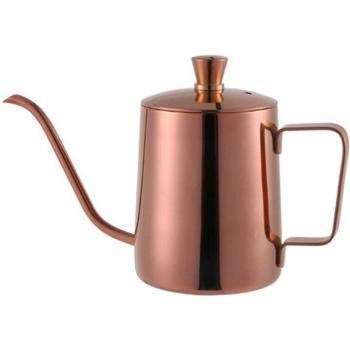 304 Stainless Steel Hand Drip Kettle with Long Narrow Spout - 350ml/600ml