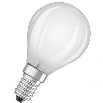 Lampe LED dimmable E14 Osram 3.4W 470LM CRI90 verre dépoli blanc froid 4000K