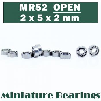 Herr52OP Miniatur Kugellager (10 Stück) 2 × 5 × 2 mm