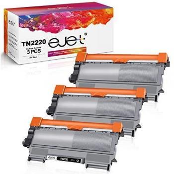Ejet Compatibili Cartucce di Toner Sostituzione per Brother TN2220 TN2010 per MFC-7360N 7460DN per DCP-7065DN 7055 per FAX-2840 2845 per