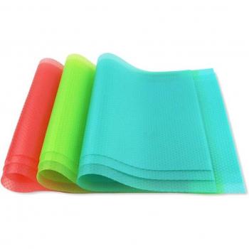 Alfombrillas para estantes de refrigerador, paquete de 9