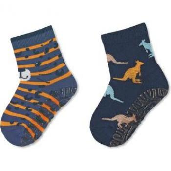 Sterntaler Fliesenflitzer Air Doppio Set Leopardo e Canguro Blu