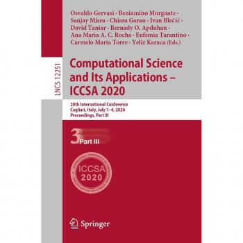 Computational Science and Its Applications - ICCSA 2020