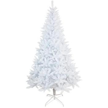 Árbol de Navidad Blanco Artificial Solagua, Abeto Navideño, Hoja Espumillón, Soporte