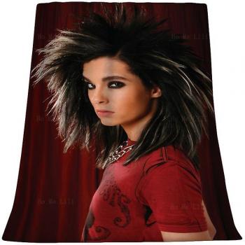 Couverture en Flanelle Douce 150x200cm - Concert de Tom et Bill Kaulitz