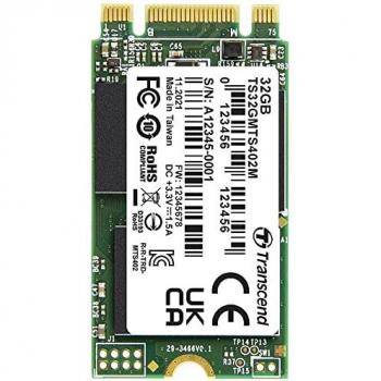 Transcend MTS402M 32 GB Internal M.2 PCIe NVMe SSD – 2242 SATA III Industrial