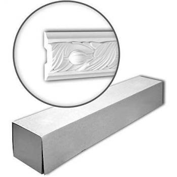 Profhome Wandleiste 151348-box, Polyurethan Hartschaum, 10 Stück, 20 m