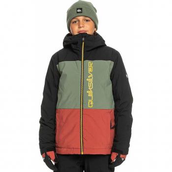 Chaqueta Quiksilver Side Hit negro verde rojo niño - 14