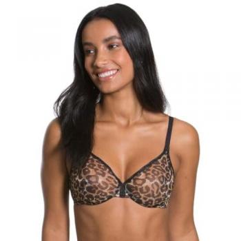 Gossard Glossies Leopard Sheer Moulded Bra