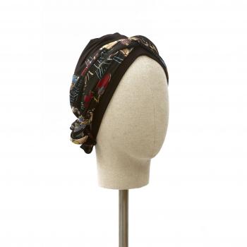 Belle Turban Pretty, Pañuelo para la Cabeza para Mujer, Multicolor (F/Blue), Talla Única