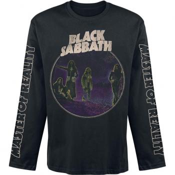 Black Sabbath Master of Reality Manga Larga Negra, talla 3XL – Camiseta Hombre