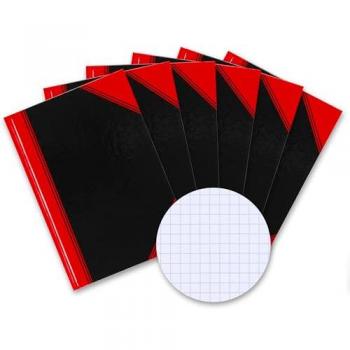Cahier à carreaux Landré China-Kladde A4, 96 feuilles, 6 unités