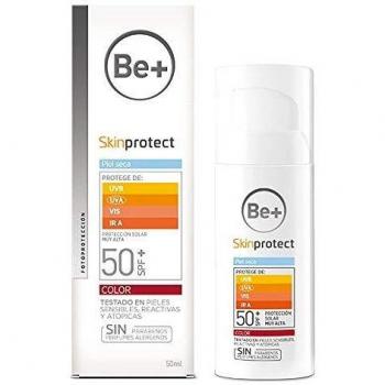 Be+ Crema Facial Color Piel Seca SPF50+ 50ml