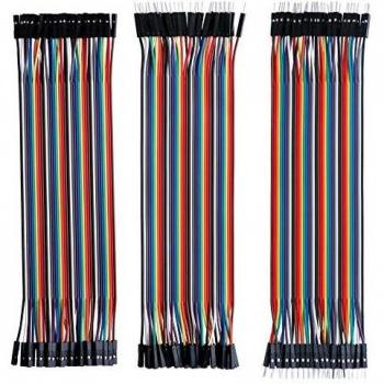 Elegoo Jumper Wire 40x 20cm Kabel 28AWG Female-Female Male-Female Male-Male