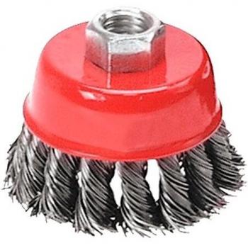 Spazzola a tazza per smerigliatrice ø mm 100 foro m 14