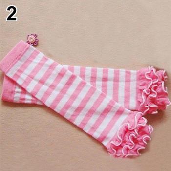 Faroonee Kids Knitted Striped Leg Warmers