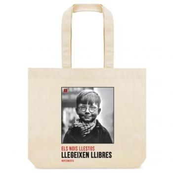 BOSSA DE TELA ELS NOIS LLESTOS LLEGEIXEN LLIBRES