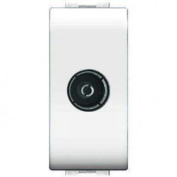 Enchufe Coaxial Blanco Life 4048/1 WH