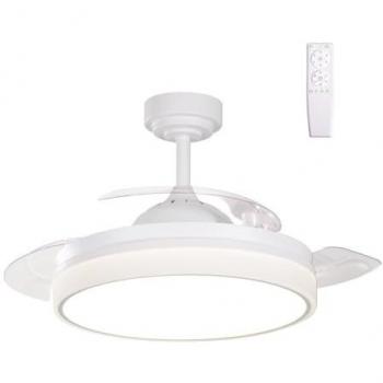 Ventilador LED Vera 35W Aspas Retráctiles