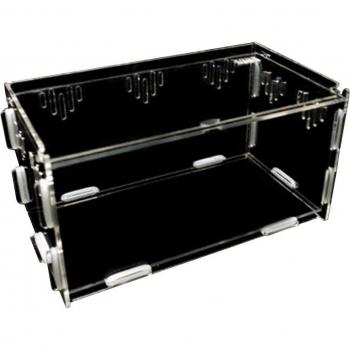 Support d’escalade en acrylique transparent pour terrarium de reptiles