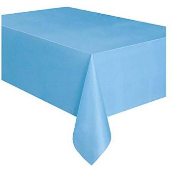 Couverture de table en plastique Unique Party – 19 teintes – Uniquement bleue poudre