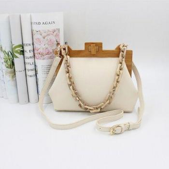 Bolso de noche con cadena acrílica de lujo
