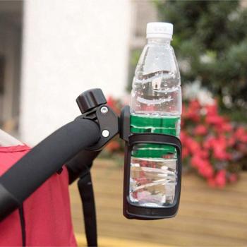 Porte-bouteilles rotatif 360° pour poussette et vélo - lot de 2