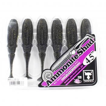 Leurre Souple Jackall Ammonite Shad 4,5 Vibe Tail Gold Black Shad (9366)