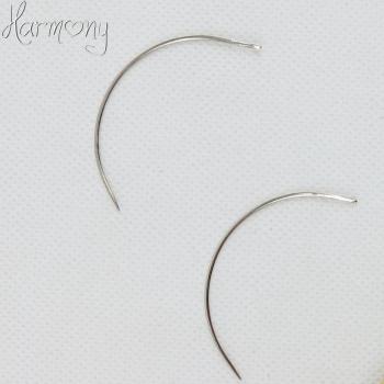 24pcs Curved Weaving Needles for Hair Weft Extensions